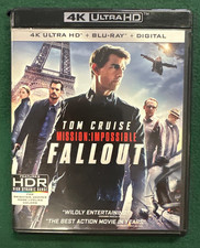 Mission Impossible: Fallout 4K Ultra HD, Blu Ray, 2018  No Digital Copy