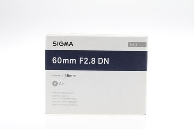 SIGMA 60mm f/2,8 DN für Sony E - SNr: 52653086
