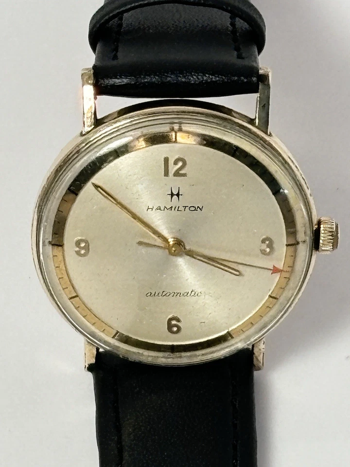 Reloj Automático Hamilton Chapado en Oro 10k, DeVincenzo & Arien, Regalos De Colección Raros Foto 2 de 4