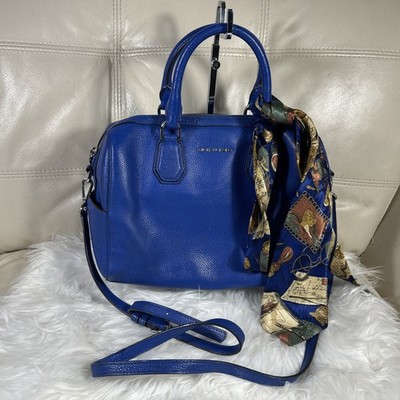 Michael Kors Bag Mercer  Medium Blue Dr Bag  2Way Crossbody Free Ship!