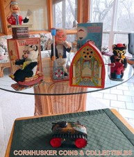 VINTAGE MARX TIN WIND UP MIDGET FIGHTING TANK  EXCELLENT WORKS RARE VIDEO