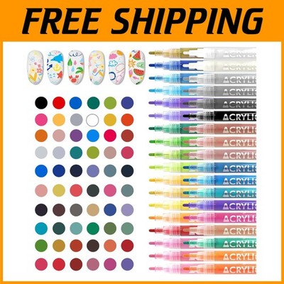 Waterproof Nail Art Pens - 60 Colors Nail Art Graffiti Pens