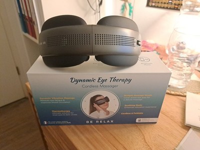 be relax dynamic eye therapy akku kabellos Massage Augenmassage Gesicht MP3