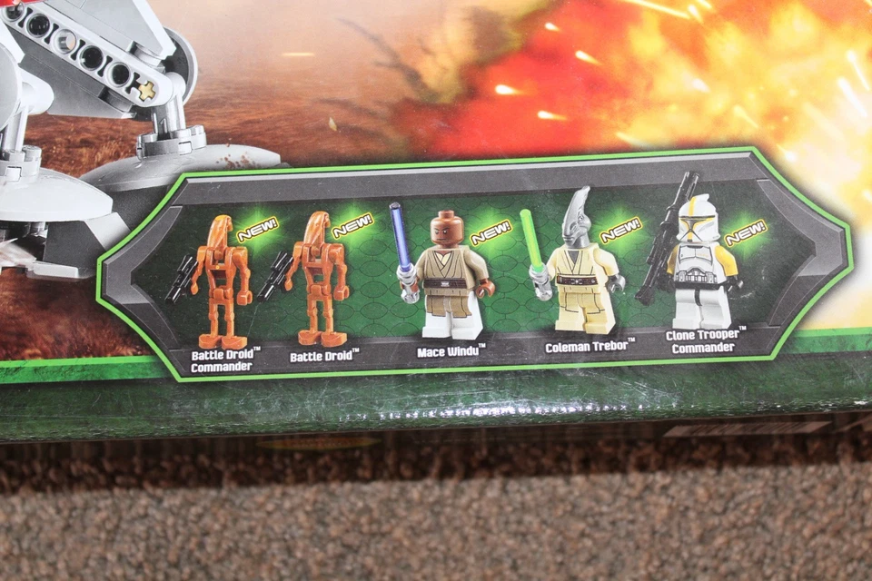 LEGO Star Wars: AT-TE (75019) New/Sealed- Retired Mace Windu Coleman Trebor - Image 2 of 4