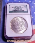 1887 BINION HOARD COLLECTION MORGAN SILVER DOLLAR MS 62~ BRIGHT WHITE GEM 👀
