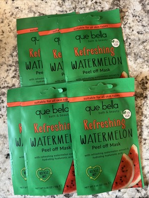 6 Packs Que Bella Reviving Watermelon Peel Off Mask Refresshing & Toning SSD