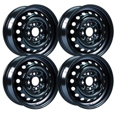 Set-4 Rtx X99108n 13x5 4x100 Black 40mm Wheels Rims 13 Inch