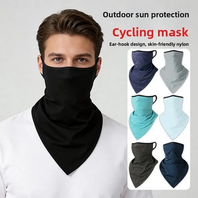 Breathable Scarf Half Face Mask Summer Quick-drying Neck Gaiter Cover Hanging Ea