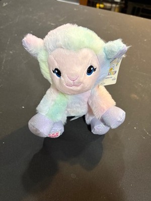 Build A Bear Buddies Rainbow Pastel 7'' Lamb Plush Stuffed Animal