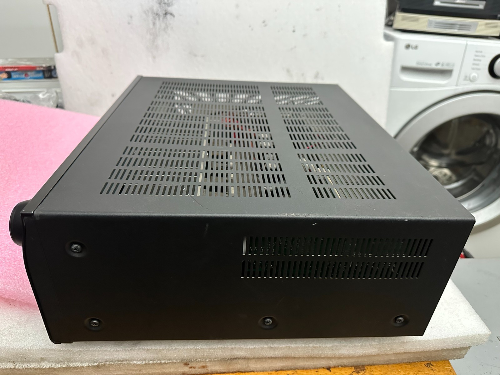 DENON AVR-3808CI 7.1CH AV RECEIVER HDMI ( 130 Watts X 7 ). MISSING DOOR FRONT