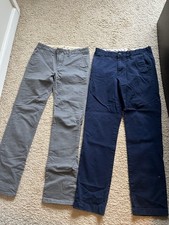 14 Slim Boys Pants 2 Pair