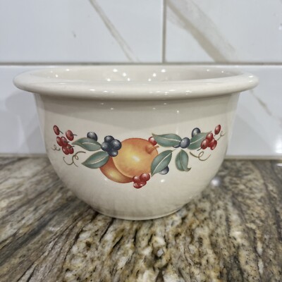 Corning Corelle Coordinates Stoneware Abundance Fruit 1 Qt Mixing Serving Bowl