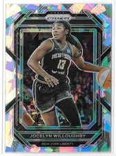 2023 Prizm WNBA Cracked Ice #49 Jocelyn Willoughby New York Liberty Virginia