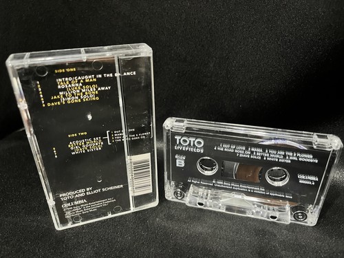 Livefields Toto Live album Cassette Tape (Columbia Sony Music 1999) Rock 90s - Picture 2 of 3