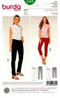 Burda Sewing Pattern 6534 Womens Pants Size US 8-20 EUR 34-46