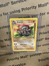 Pokémon TCG Unlimited Fossil Set Graveler 37/62 NM