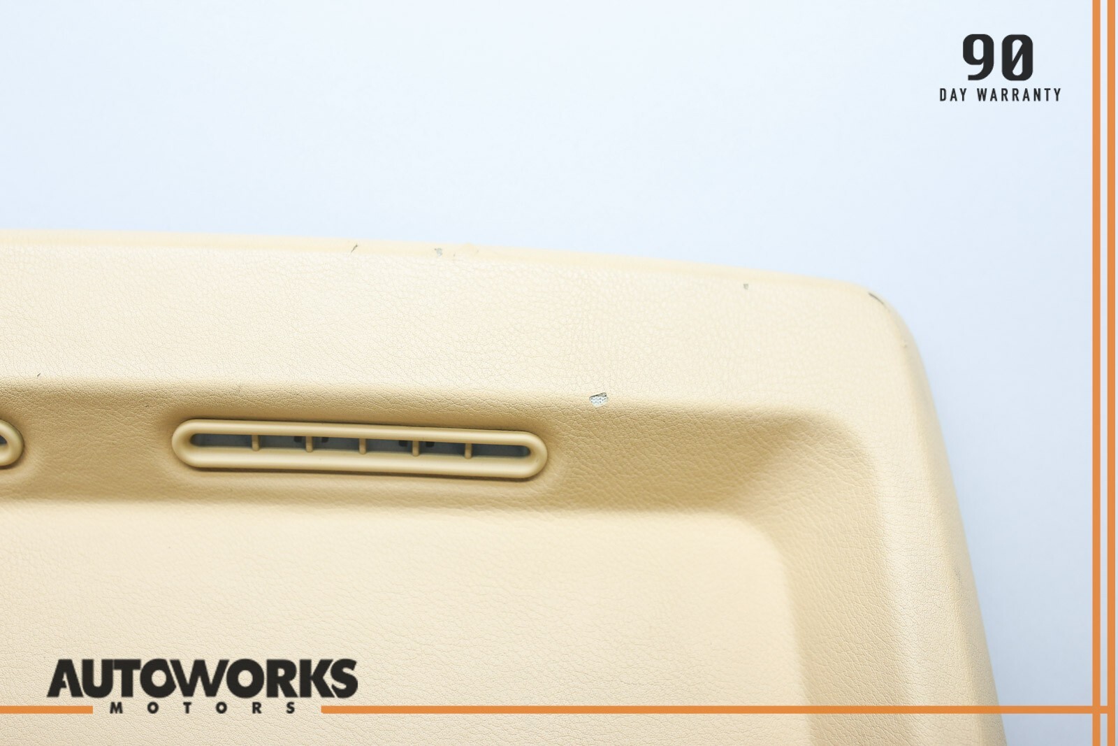 04-08 Maserati Quattroporte M139 Front Right Seat Back Panel Cover Beige OEM