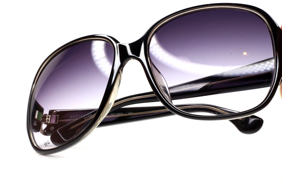 Michael Kors M2788S 001 Salina Black Designer Gradient Gray Luxury 