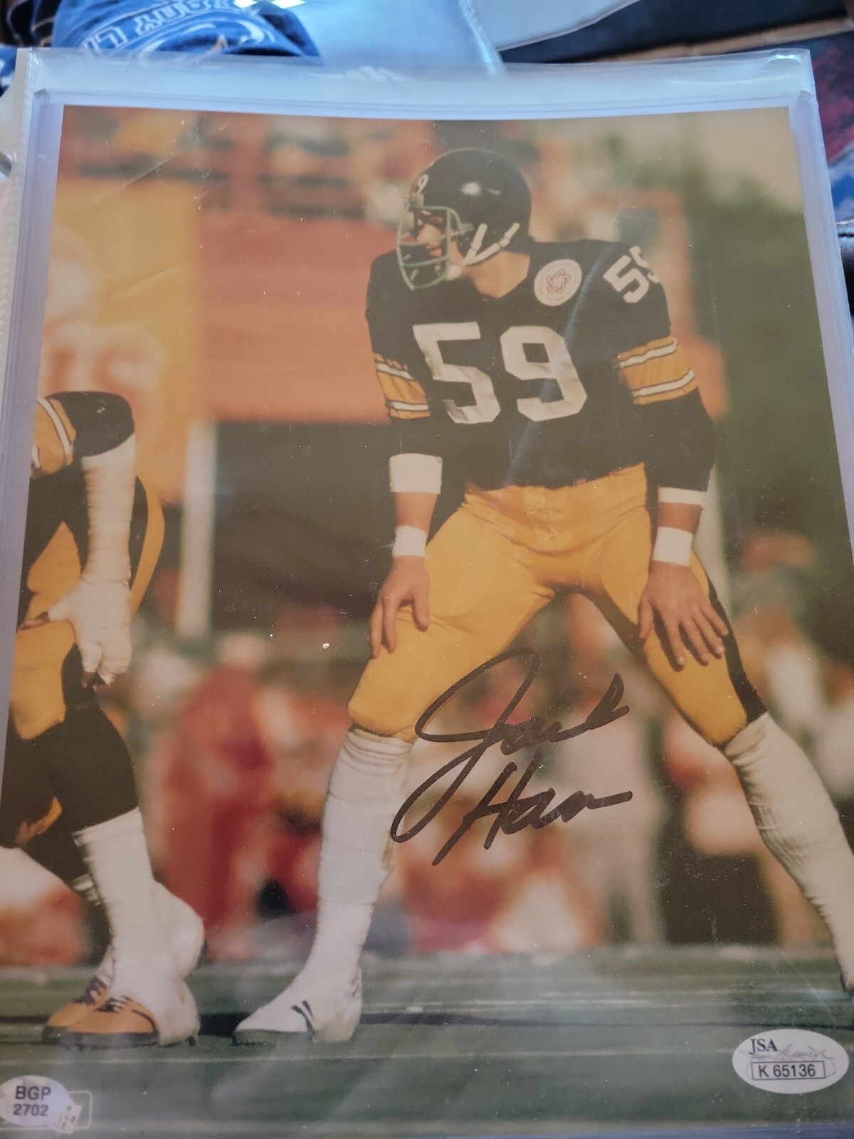 Jack Ham Autographed Signed Pittsburgh Steelers HOFer 8x10 Photo Jsa Certified 