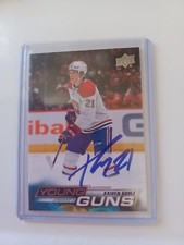 Kaiden Guhle Signed Young Guns Signature Autograph Montreal Canadiens YG Auto Rc
