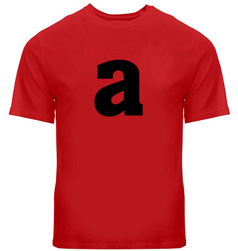 Buchstabe A Alphabet Unisex Herren Damen Tee T-Shirt cool Geschenk Shirts Freizeit Gr. S ~ 3XL - Bild 22 von 32