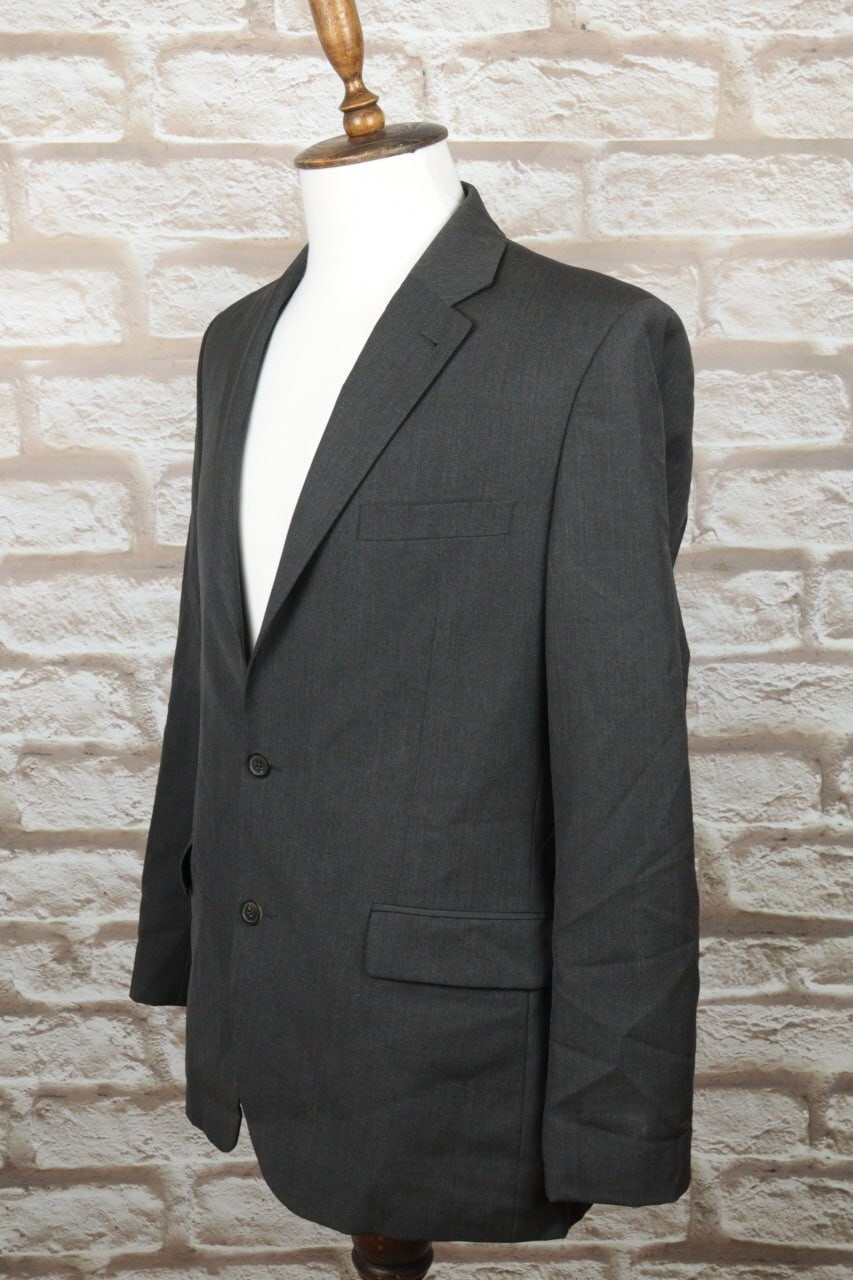 GIVENCHY Gray Wool Two Button Single Breast Blaze… - image 7