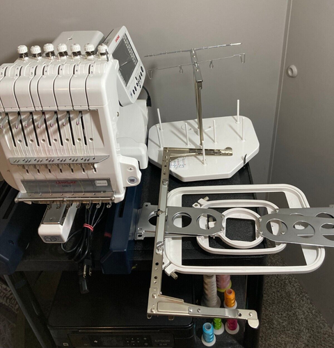 Janome MB-7 Multi Needle Embroidery Used Commercial Machine - Picture 14 of 18