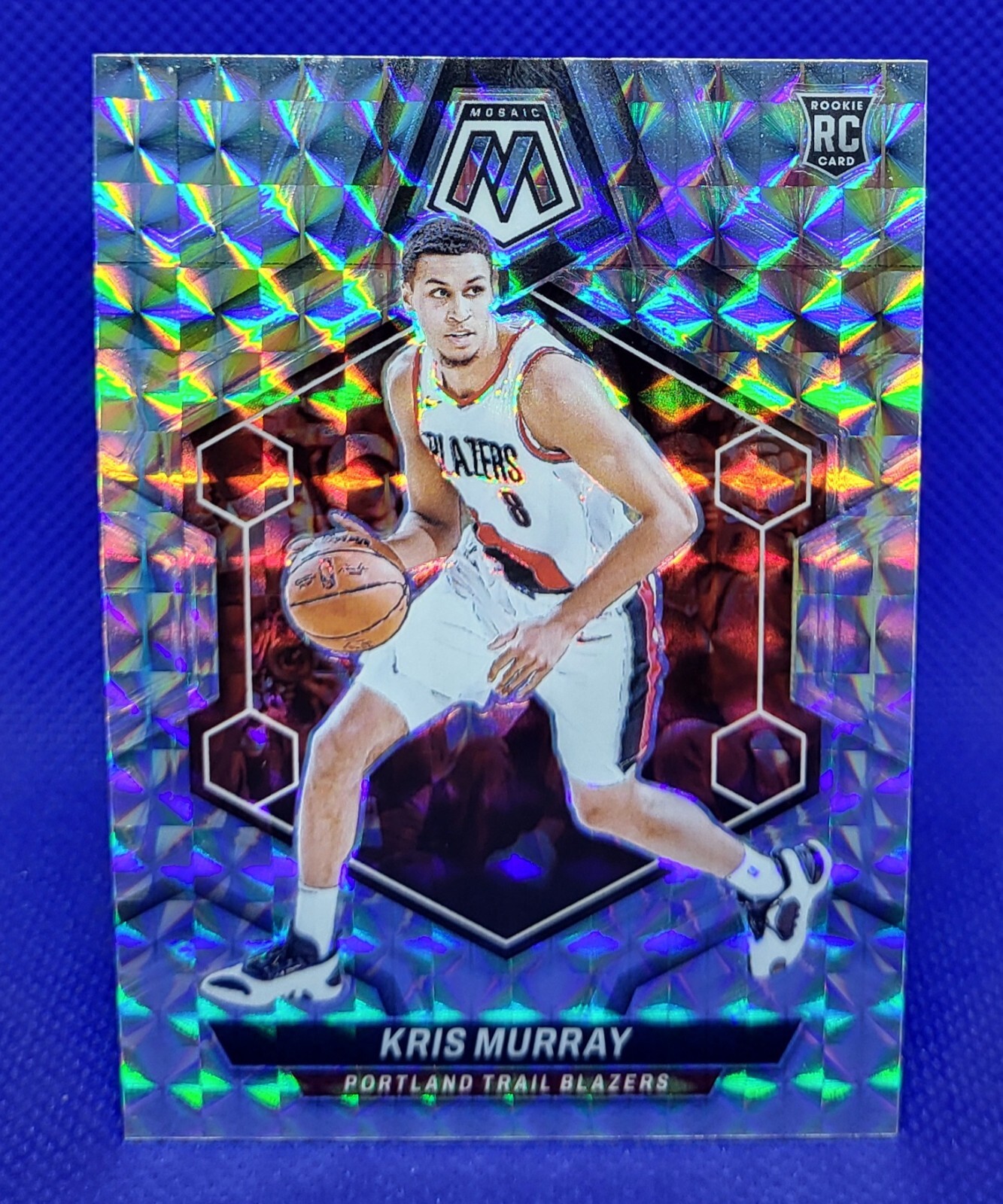 2023-24 Panini Mosaic Kris Murray Rookie Mosaic Prizm RC #207