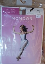 Mondor Dance Women's M Light Tan Ultra Soft Stirrup Dance Tights.