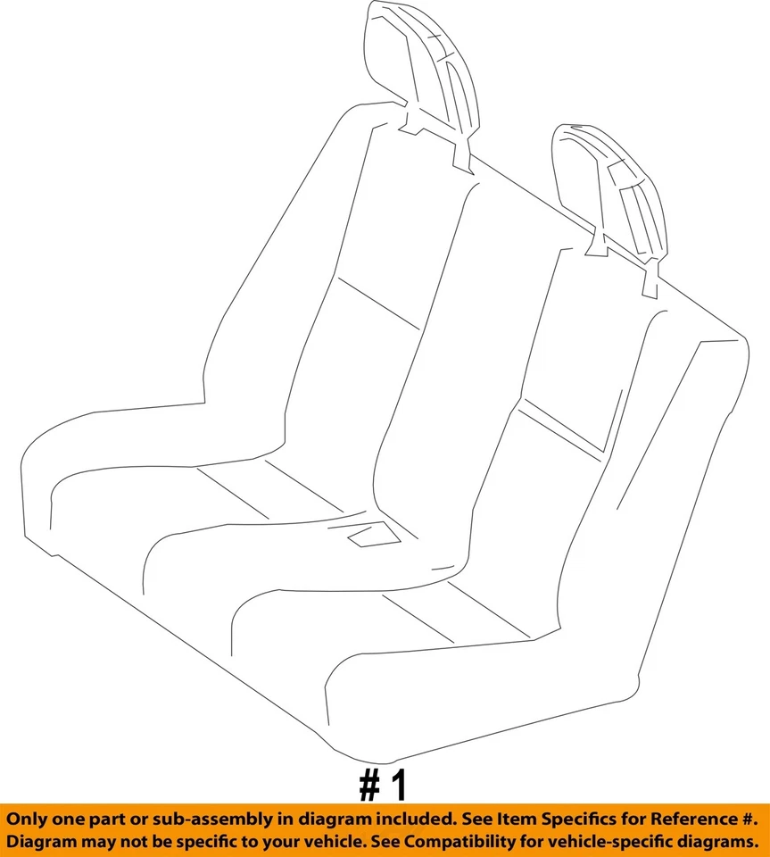 CHRYSLER OEM 07-09 Sprinter 2500 Front Seat Components-Seat Assy 1MY191F7AA Foto 2 de 2