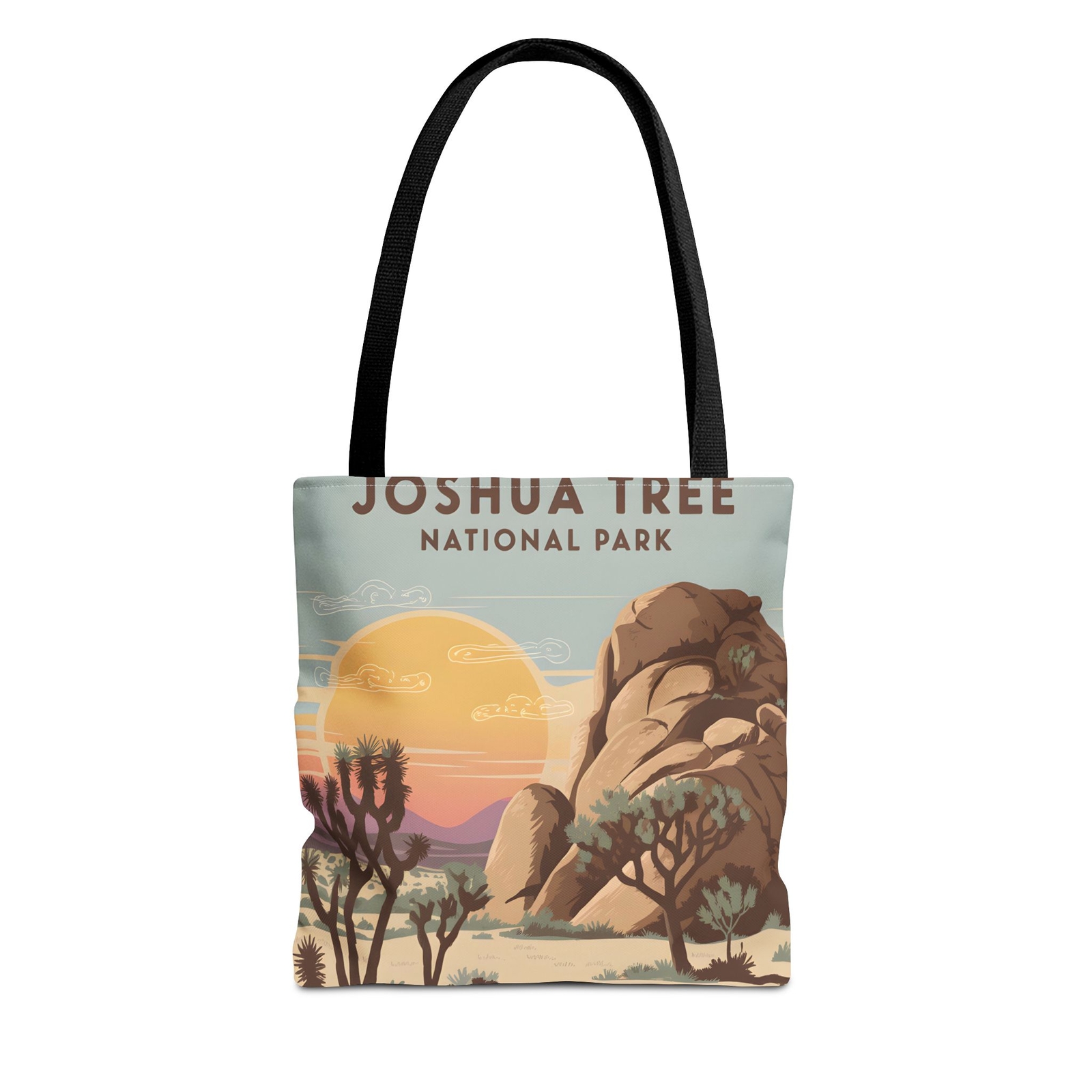 Joshua Tree National Park Boho Desert Art Tote Bag All Over Print