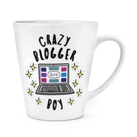 VerrüCkte Blogger Jungen Stars 341Ml Latte Becher Tasse Lustiger Witz