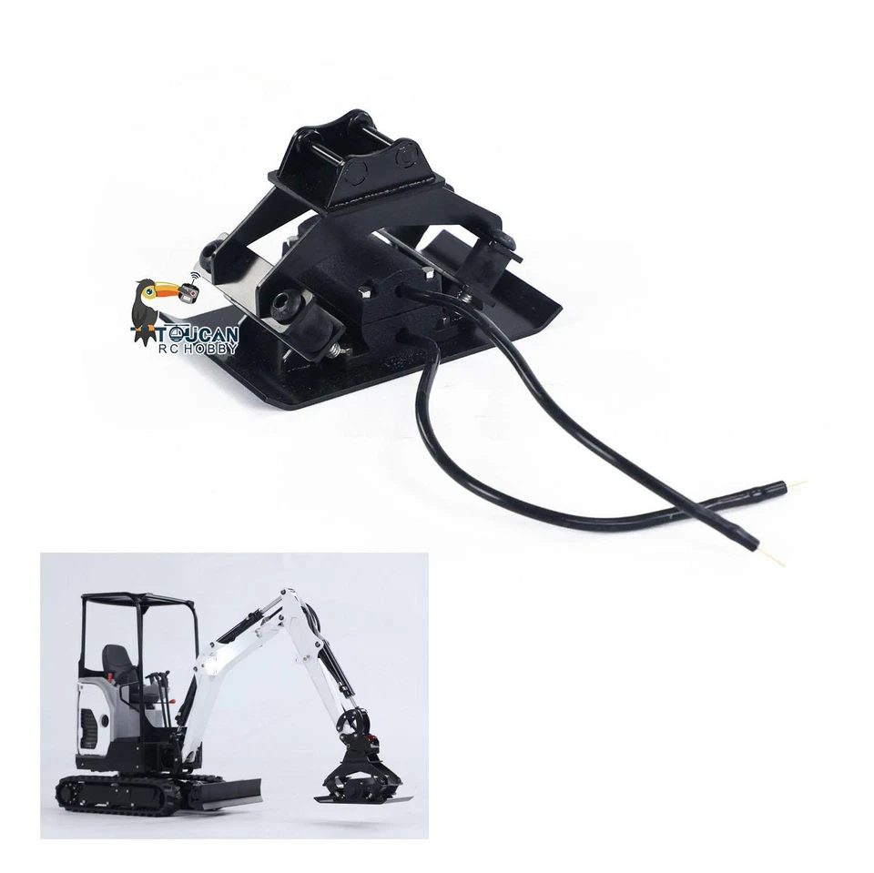 Metal Electric Power Rammer for JXModel E20 1/14 RC Excavator Mini Diggers Model - Image 2 of 4