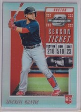 2019 Panini Contenders Optic Holo #25 Michael Chavis RC