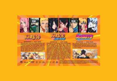 DVD Anime Naruto + Naruto Shippuden + Boruto: Naruto Next