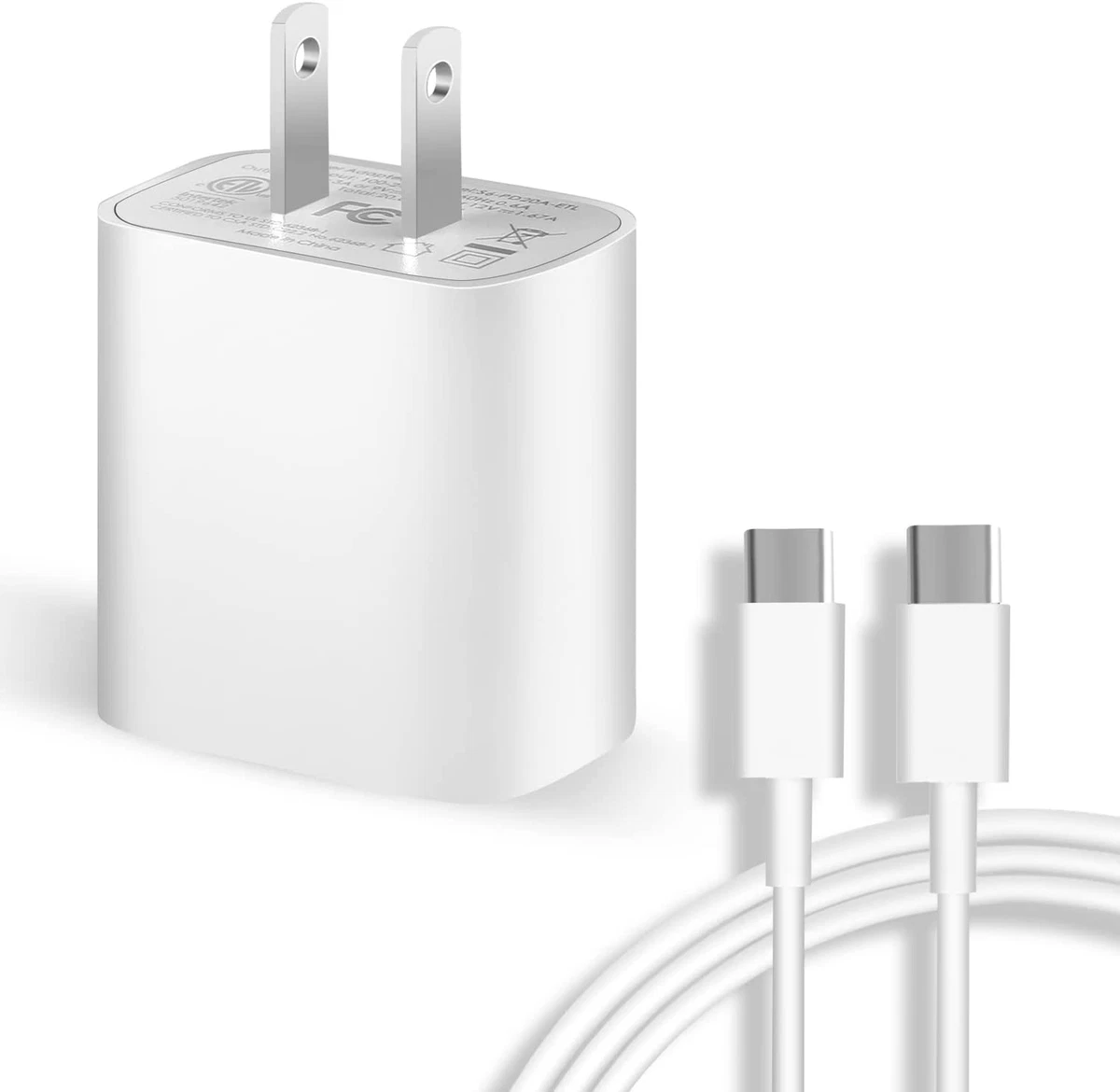 IPad Pro Charger Cable 20W Android Charger Type C Fast Charging Charger for  iPad Pro 12.9 5/4/3(2021/2020/2018) iPad Pro 11 iPad Air 5/4 iPad Mini 6