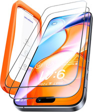 Top 9H Glass for Iphone 15 Pro Screen Protector Military Grade Shatterproof 