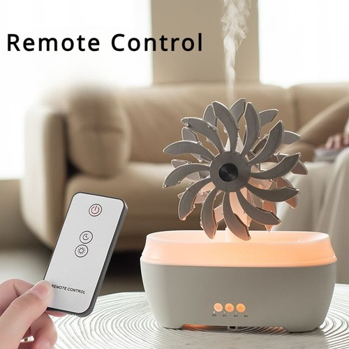 Windmill Aromatherapy Diffuser Color Light Raindrop Essential Aroma Humidifier - Picture 3 of 20