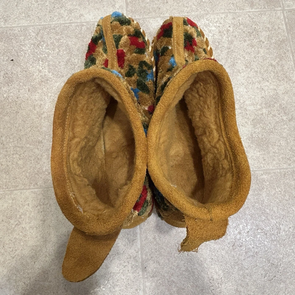 Zapatilla bota de gamuza/alfombra Sioux Mox para mujer talla 6 botín vintage sherpa Foto 4 de 4