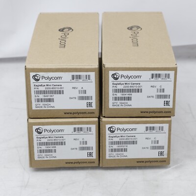 LOT-4 POLYCOM EAGLEEYE MINI 1080P USB VIDEO CONFERENCING 2200-85010-001 T4-B7