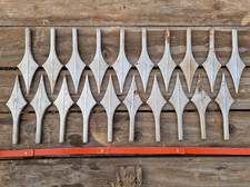 20 sztuk kutego żelaza końcówki ogrodzeniowe - towar B - lekkie wady