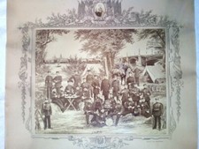 Reservistenbild 1. Nass. Inft. Regt. Nr 87 Mainz 1889