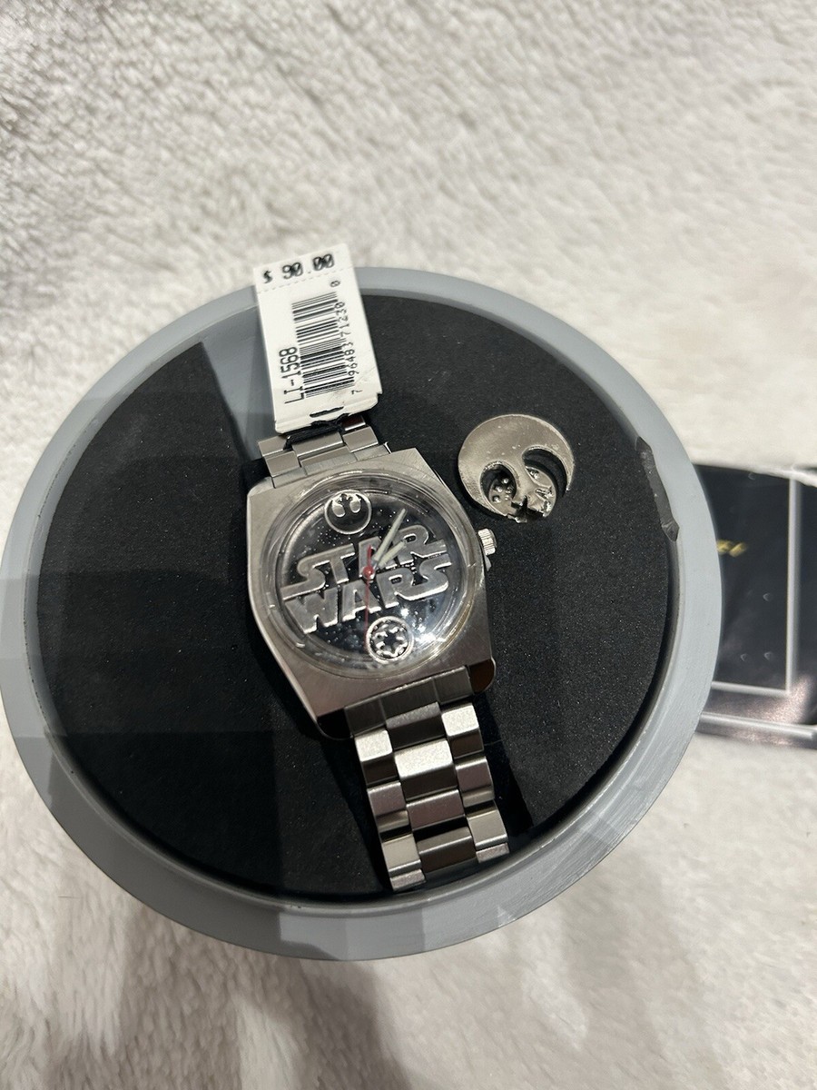 1996 Star Wars Death Star 20th Anniversary Fossil Watch Set MINT
