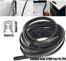 4M Pinch Weld Rubber Sealing u-Shaped Trim Strip Auto Door Edge Isolation Noise