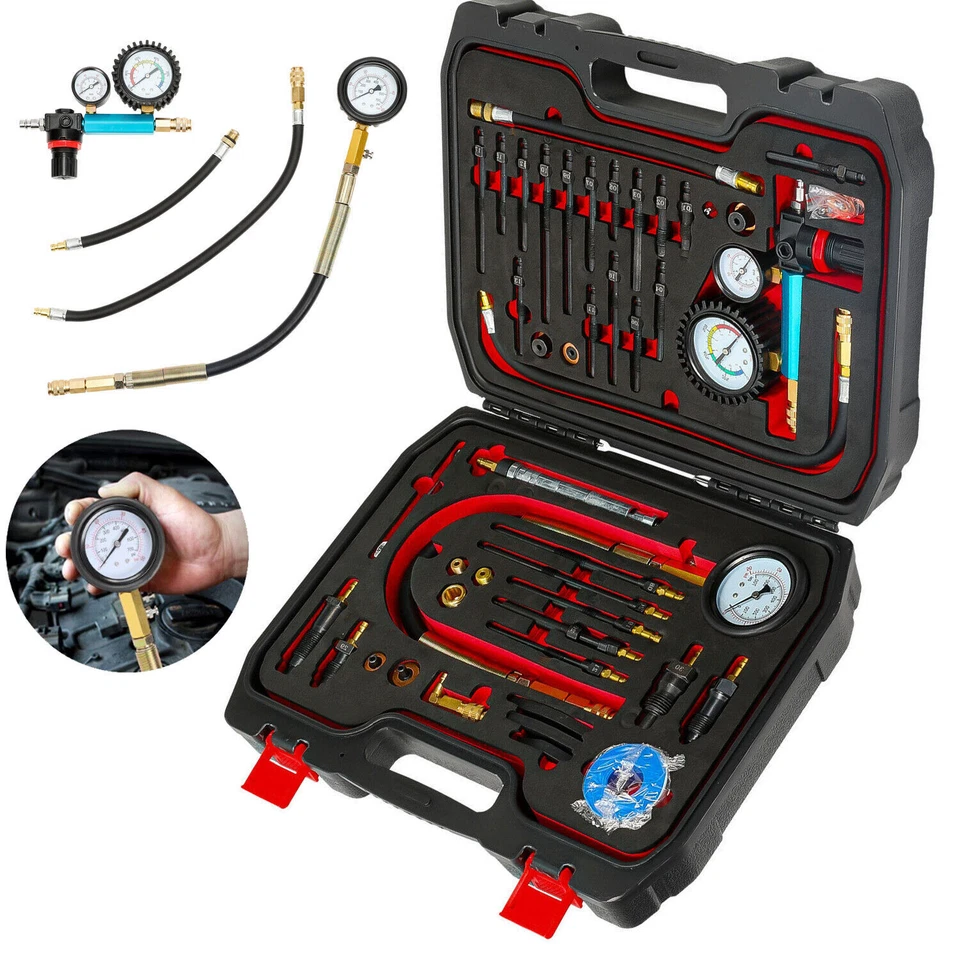 PROFI KOMPRESSIONSTESTER DRUCKVERLUST TESTER DIESEL BENZIN MOTOREN PRÜFER KFZ - Bild 2 von 4