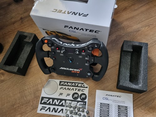 Fanatec McLaren GT3 Rim (Boxed Sim Racing Wheel for CSL DD Clubsport