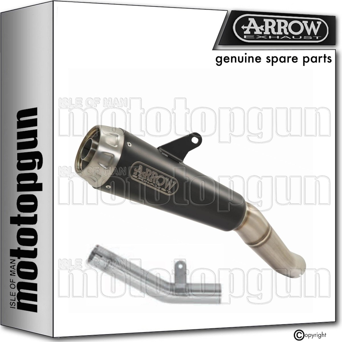 ARROW RC EXHAUST PRO-RACE BLACK KAWASAKI ZX6R ZX-6R 636 19/20 | eBay
