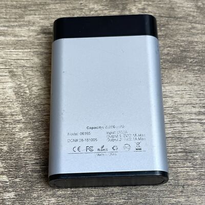 Just Wireless 06165 6000 mAh Portable External Battery Pack Power