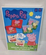 Peppa Pig Matching Memory Game 2-4 Players Ages 3+ Board Games