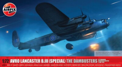 AVRO LANCASTER B.III (SPECIAL) BOMBER - DAMBUSTERS 617 SQN - Maßstab 1:72 - A09007A